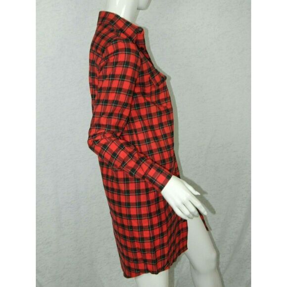 Ashstudiosparis Shirt Red Black Sacket Sacket Size 6 - Picture 4 of 8